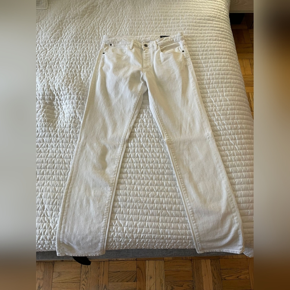 NEW White Bonobos Premium Stretch Jeans, Size 33/34